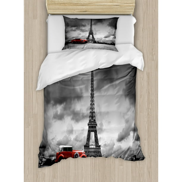 Ambesonne Eiffel Tower Gym Bag Large Weekender Carry-on Romantic Love Fall Ambesonne Eiffel Tower Gym Bag Large Weekender Carry-on Romantic Love Fall